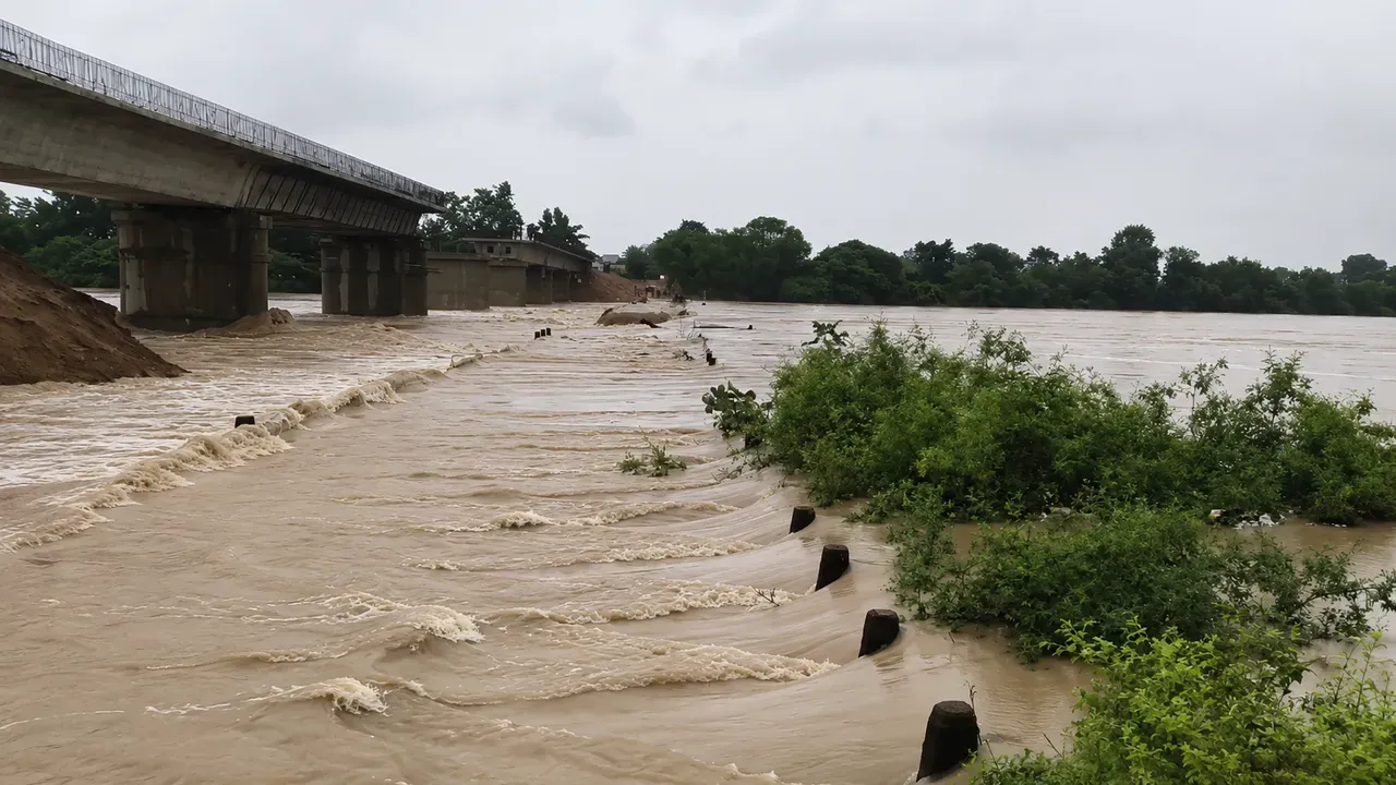 Floodwaters Submerge Roads, Damage Bridges in Western Odisha