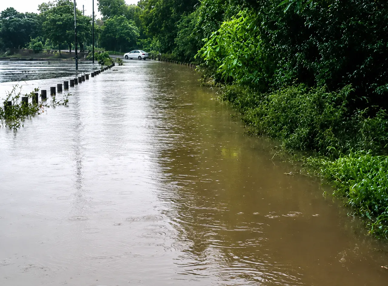 Jamanal Bridge Submerged Under 3 Feet of Water Halts Sonepur Traffic