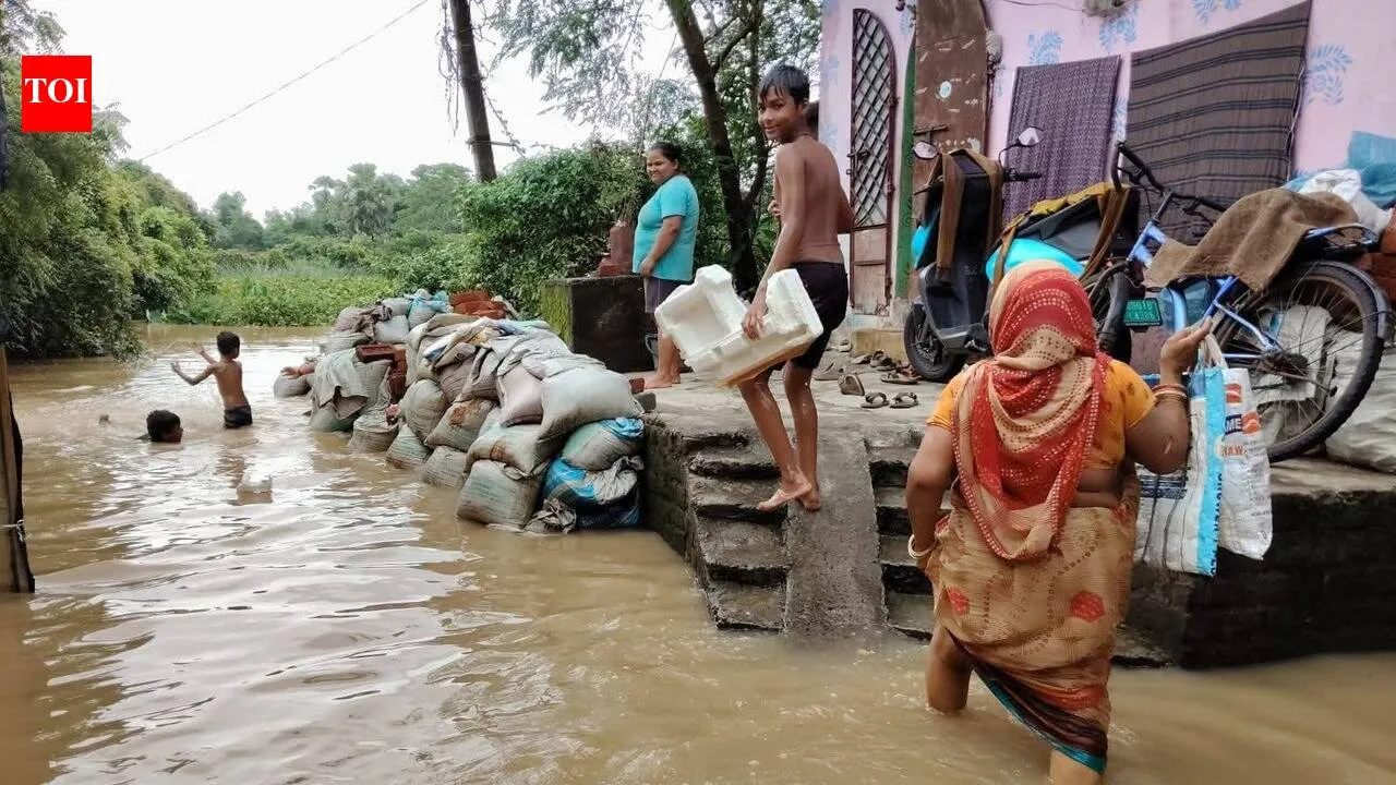 Heavy Rain Floods Village Entrances in Jharsuguda, Residents Worried