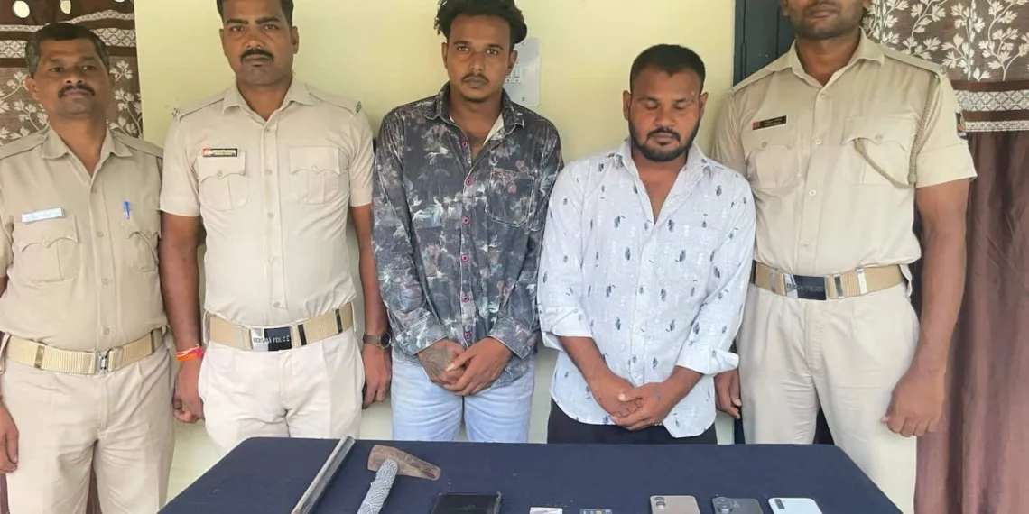 Balangir Police Arrest Two Habitual Offenders After Attack