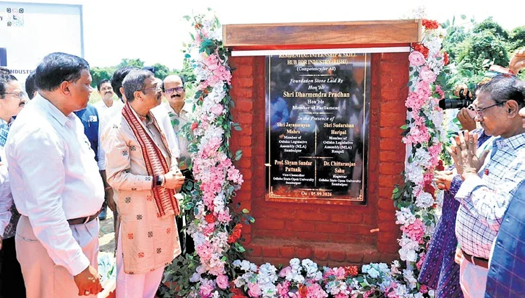 Pradhan lays RISHI foundation at OSOU, urges skill-based education