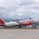 Air India plane on runway