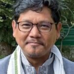 Meghalaya Congress chief addressing media about BJP-RSS and One North East front in Odisha
