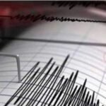 Seismograph showing earthquake tremors in Odisha