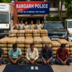 Major inter-state drug racket busted in Odisha’s Bargarh; 1,914 kg ganja seized, five arrested