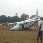 A private plane crash-landed in farmland near Rourkela, Odisha