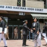 Punjab government officials discussing land pooling policy in a meeting